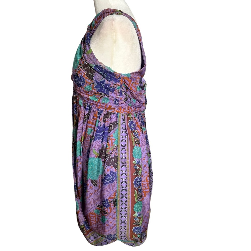 Vintage Nicole Miller Y2K Silk Bubble Dress - Picture 5 of 10